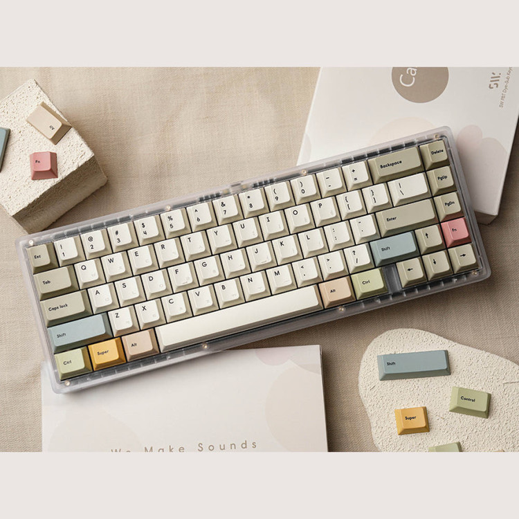 Calm Beige PBT 염료승화 키캡 - 컬러킷